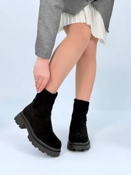Lady Sneakers Ботинки зимние замшевые