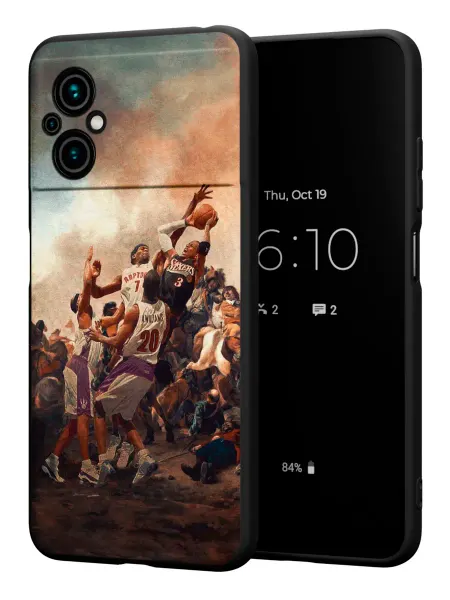 PBl store Чехол на Xiaomi Poco M5 принт Баскетбол