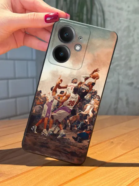PBl store Чехол на Realme Neo7 SE принт Баскетбол