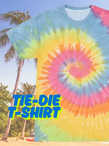 Пляжная гидрофутболка Tie-Dye