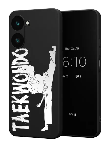 PBl store Чехол на Realme 10 Pro (5G) с принтом Тхэквондо