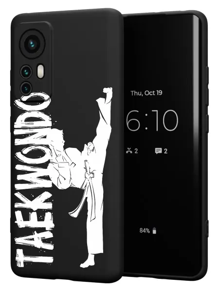 PBl store Чехол на Xiaomi Mi 12 и 12X с принтом Тхэквондо