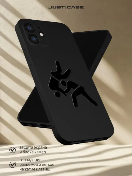 Принт-бутик Чехол на iPhone 12 с принтом Дзюдо