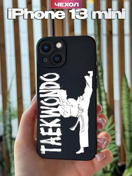 PBl store Чехол на iPhone 13 mini с принтом Тхэквондо