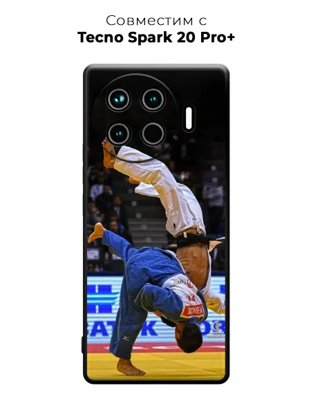 PANCASE Чехол на Tecno Spark 20 Pro + дзюдо