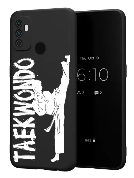 PBl store Чехол на OPPO A53 2020 с принтом Тхэквондо
