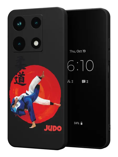 PBl store Чехол на Infinix NOTE 30 Pro с принтом Дзюдо