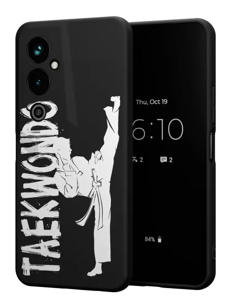 PBl store Чехол на Tecno Pova 4 Pro с принтом Тхэквондо