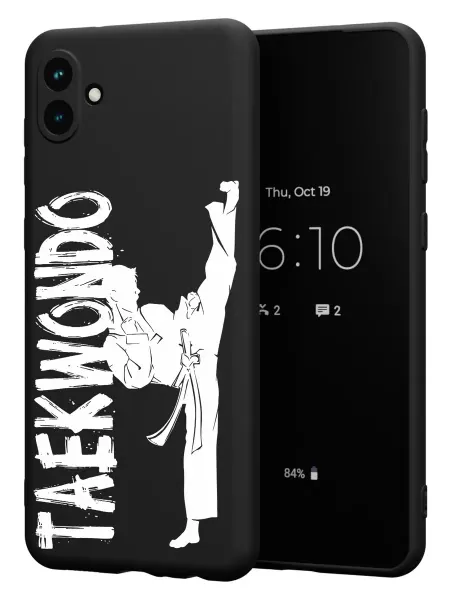 PBl store Чехол на Samsung A04 4G с принтом Тхэквондо