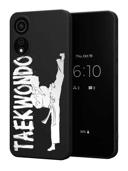 PBl store Чехол на OPPO A78 (4G) с принтом Тхэквондо