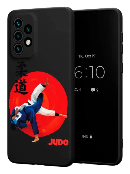 PBl store Чехол на Samsung A33 5G с принтом Дзюдо