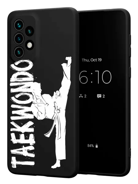 PBl store Чехол на Samsung A73 5G с принтом Тхэквондо