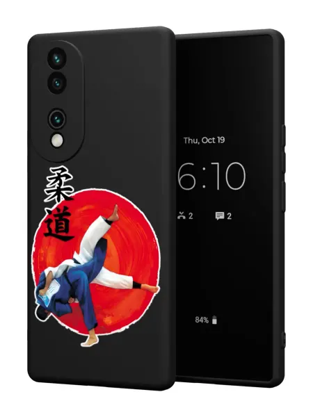 Принт-бутик Чехол на Honor 70 с принтом Дзюдо