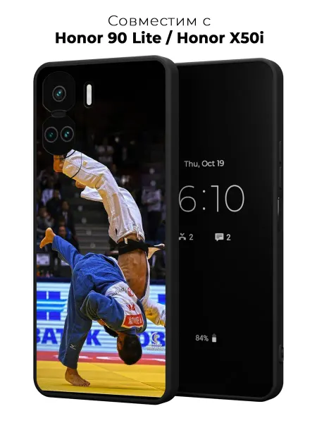 PANCASE Чехол на Honor 90 Lite дзюдо