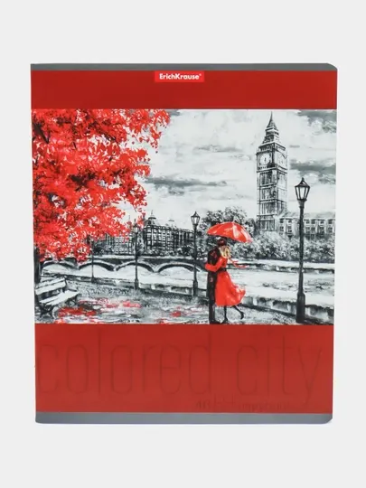 Тетрадь ErichKrause Colored City, 48 листов, клетка, MIX-PACK 58275 q0000053676