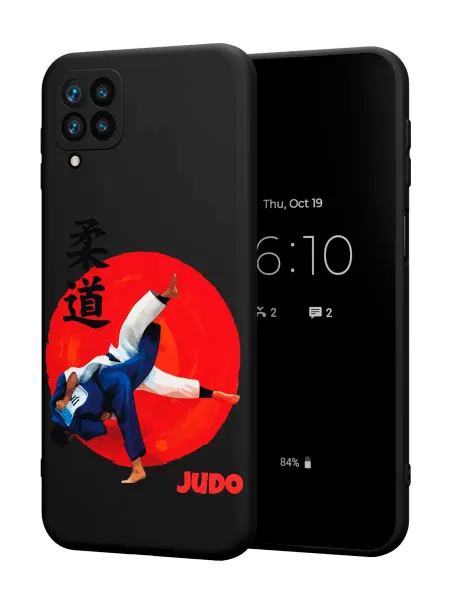 PBl store Чехол на Samsung A12 с принтом Дзюдо