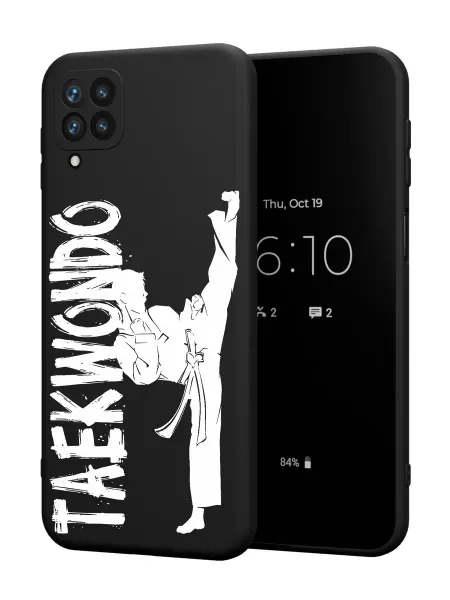 PBl store Чехол на Samsung A12 с принтом Тхэквондо