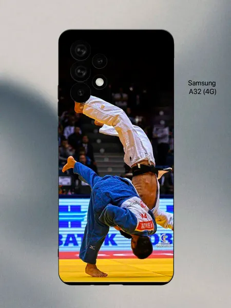 PANCASE Чехол на Samsung A32 дзюдо