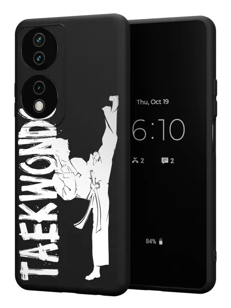 PBl store Чехол на Honor X7b с принтом Тхэквондо