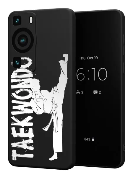 PBl store Чехол на Huawei P60 P60 Pro с принтом Тхэквондо