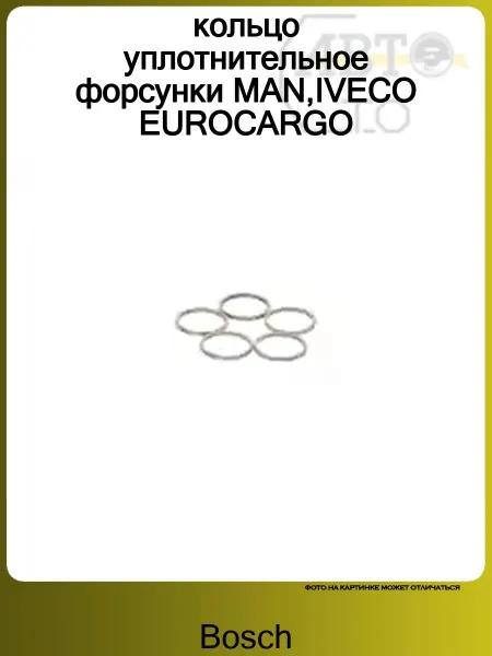 BOSCH кольцо уплотнительное форсунки MAN,IVECO EUROCARGO