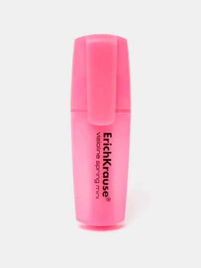 Текстмаркер ErichKrause Visioline Mini Spring, цвет чернил розовый 48788