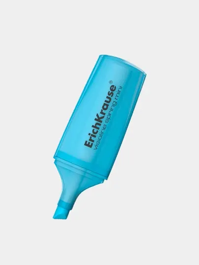 Текстмаркер ErichKrause Visioline Mini Spring, цвет чернил голубой 48793