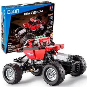 Конструктор CADA deTech радиоуправляемый джип (489 деталей) - C51041W
