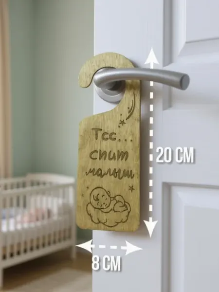 Сплюшки Табличка на дверь Не беспокоить декор в детскую