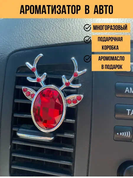 Avtopodarok70 Автомобильный ароматизатор в машину аксессуар на дефлектор