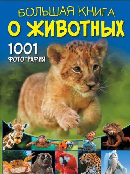 АСТ Большая книга о животных. 1001 фотография