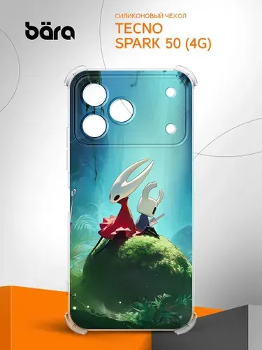 Чехол на Tecno Spark 50 (4G) / Техно Спарк 50 (4Г) с принтом Hollow Knight: Silksong
