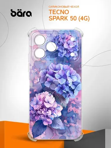 Чехол на Tecno Spark 50 (4G) / Техно Спарк 50 (4Г) с рисунком Ароматные цветы