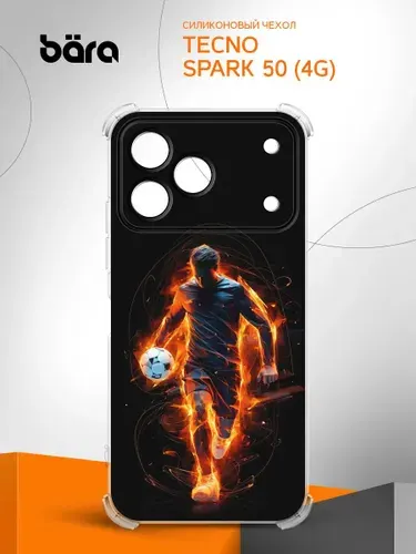 Чехол на Tecno Spark 50 (4G) / Техно Спарк 50 (4Г) с картинкой Уличный кот