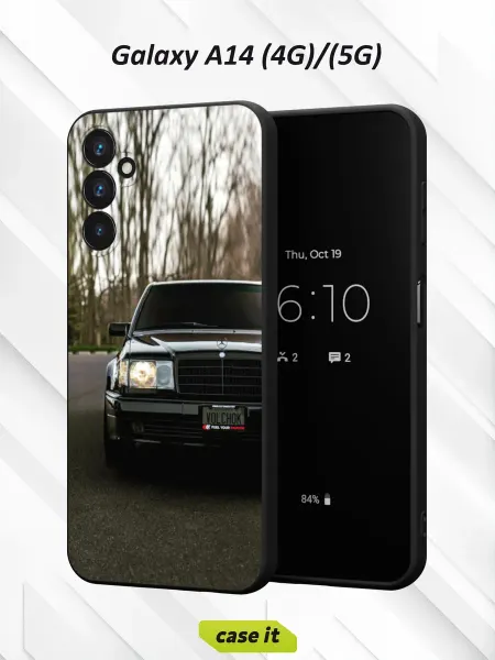 Case it Чехол на Samsung A14 4G 5G с принтом Mercedes-Benz 500 E
