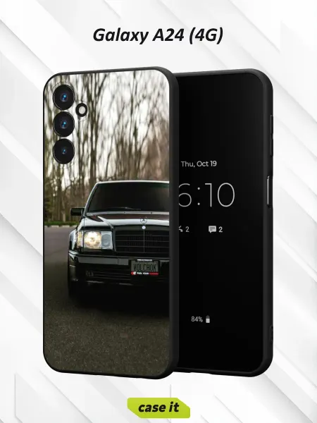 Case it Чехол на Samsung A24 4G с принтом Mercedes-Benz 500 E
