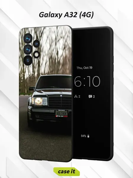 Case it Чехол на Samsung A32 4G с принтом Mercedes-Benz 500 E