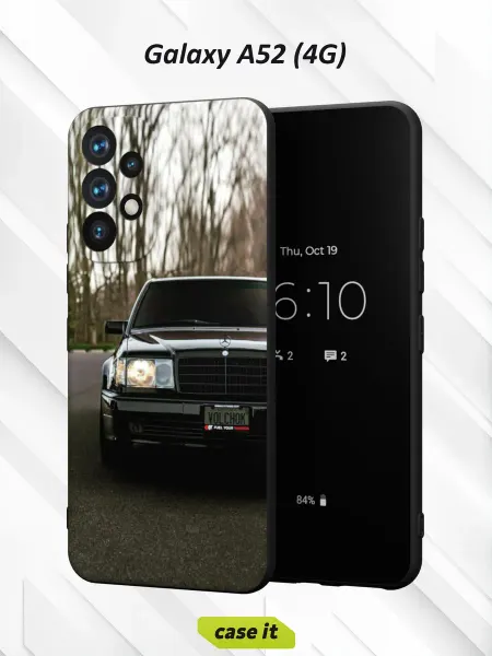 Case it Чехол на Samsung A52 4G с принтом Mercedes-Benz 500 E