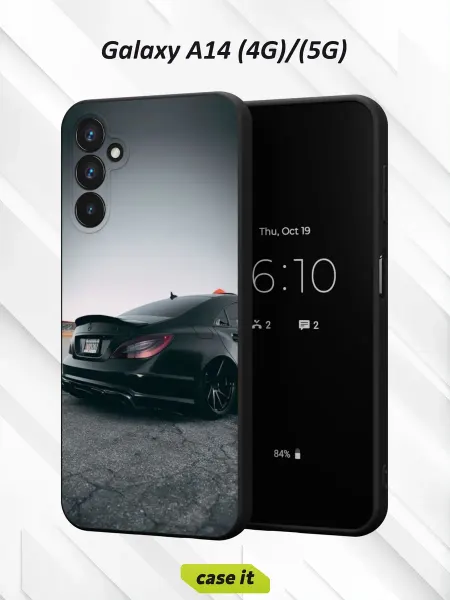 Case it Чехол на Samsung A14 4G 5G с принтом Мерседес Бенз CLS 63