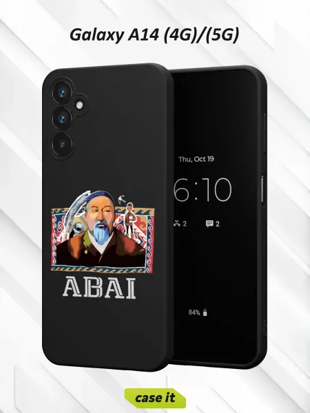 Case it Чехол на Samsung A14 4G 5Gс принтом ABAI