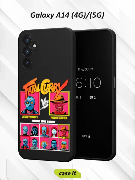 Case it Чехол на Samsung A14 4G 5Gс принтом Jason and Freddie