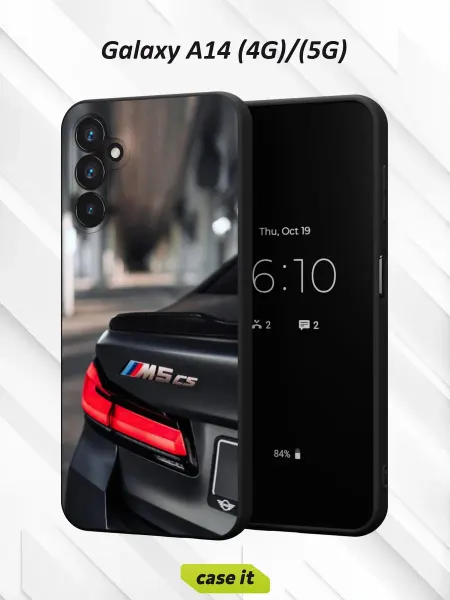 Case it Чехол на Samsung A14 4G 5G с принтом BMW M4 car