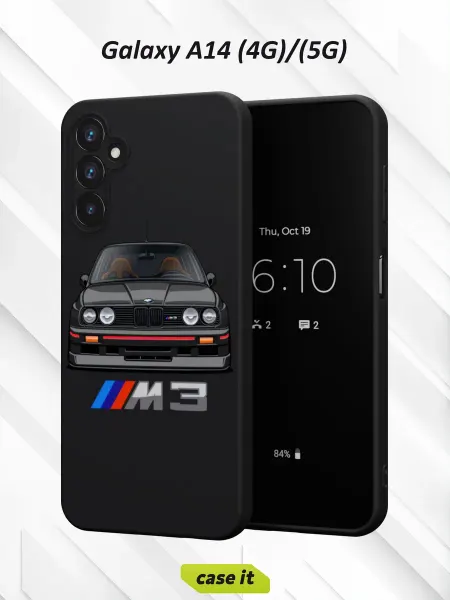 Case it Чехол на Samsung A14 4G 5Gс принтом BMW M3