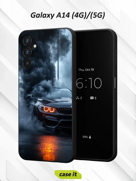 Case it Чехол на Samsung A14 4G 5G с принтом Бампер BMW
