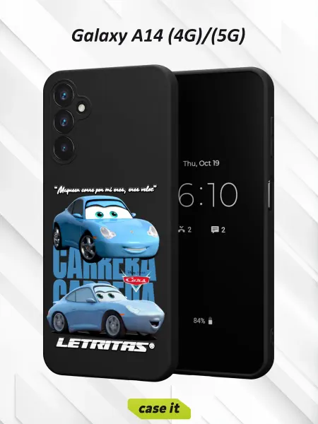 Case it Чехол на Samsung A14 4G 5Gс принтом The green car