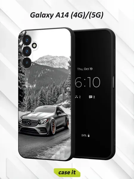 Case it Чехол на Samsung A14 4G 5G принт Mercedes E-Class Coupe