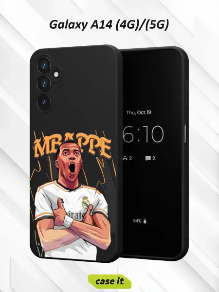 Case it Чехол на Samsung A14 4G 5G с принтом star of Real Madrid