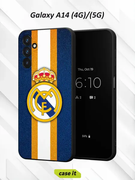 Case it Чехол на Samsung A14 4G 5Gс принтом Real Madrid CF