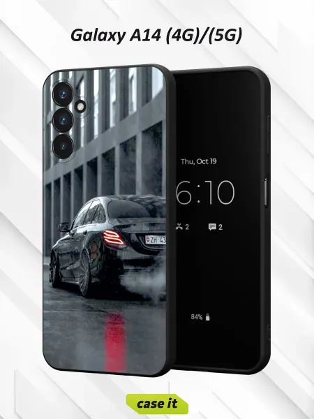 Case it Чехол на Samsung A14 4G 5G с принтом эффектный дрифт