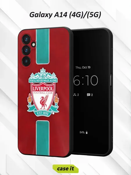 Case it Чехол на Samsung A14 4G 5G с принтом Ливерпуль
